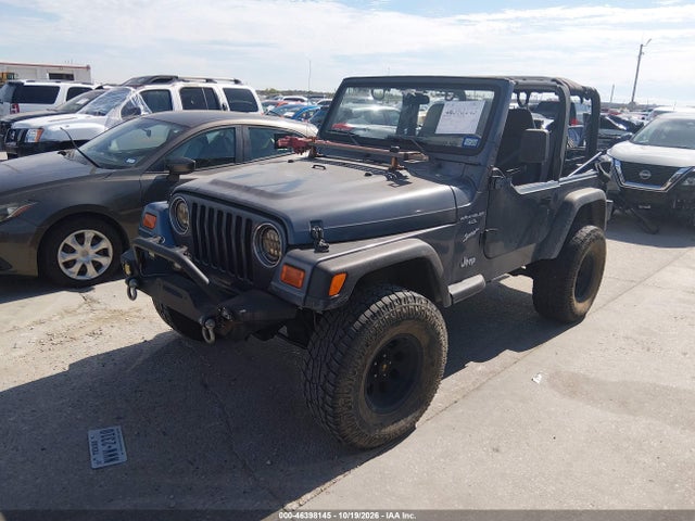 2002 Jeep Wrangler Sport მანქანა იყიდება აუქციონზე, vin: 1J4FA49S42P745468, აუქციონის ნომერი: 46398145