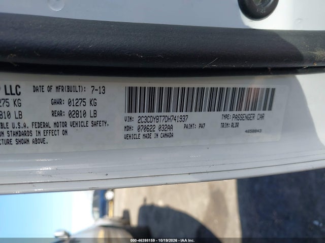 Продаж на аукціоні авто 2013 Dodge Challenger R/t Plus, vin: 2C3CDYBT7DH741937, номер лоту: 46398159
