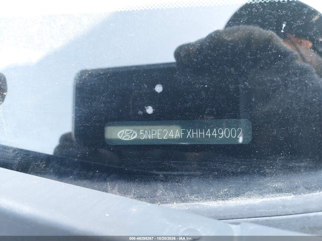 Aukcja sprzedaży 2017 Hyundai Sonata Se, vin: 5NPE24AFXHH449002, numer aukcji: 46398267
