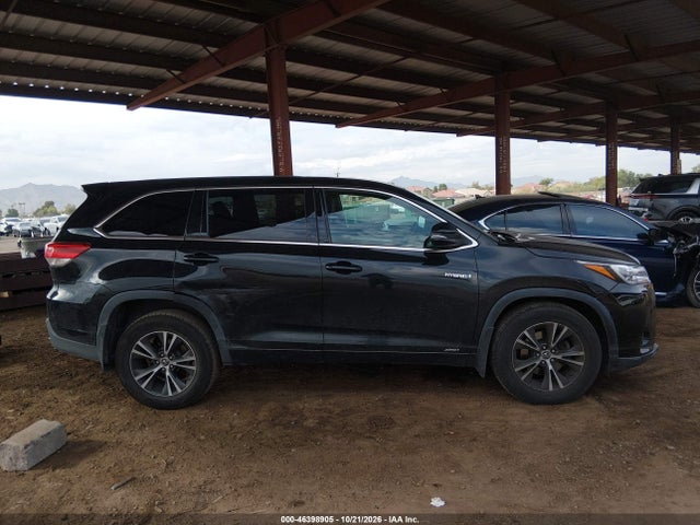 Aukcja sprzedaży 2018 Toyota Highlander Hybrid Le, vin: 5TDBGRFH7JS039026, numer aukcji: 46398905