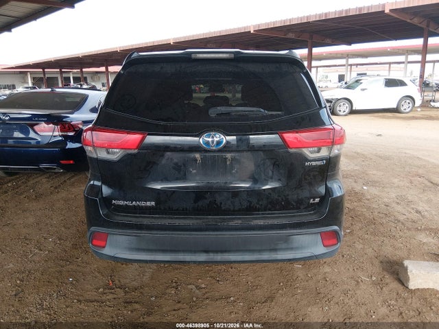 Aukcja sprzedaży 2018 Toyota Highlander Hybrid Le, vin: 5TDBGRFH7JS039026, numer aukcji: 46398905