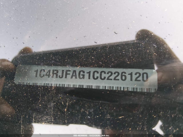 2012 Jeep Grand Cherokee Laredo მანქანა იყიდება აუქციონზე, vin: 1C4RJFAG1CC226120, აუქციონის ნომერი: 46399580