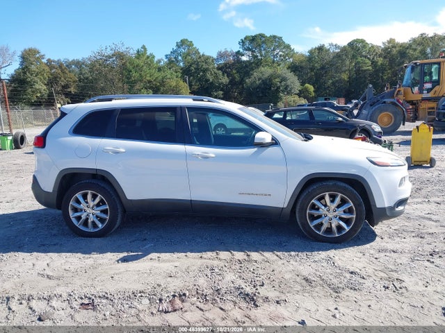 2016 Jeep Cherokee Limited მანქანა იყიდება აუქციონზე, vin: 1C4PJLDB8GW164855, აუქციონის ნომერი: 46399627