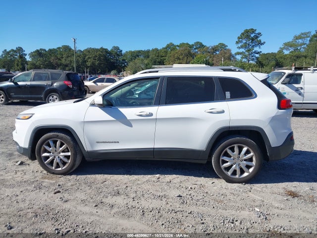 2016 Jeep Cherokee Limited მანქანა იყიდება აუქციონზე, vin: 1C4PJLDB8GW164855, აუქციონის ნომერი: 46399627