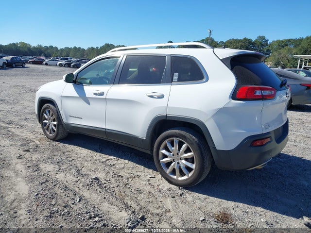 2016 Jeep Cherokee Limited მანქანა იყიდება აუქციონზე, vin: 1C4PJLDB8GW164855, აუქციონის ნომერი: 46399627