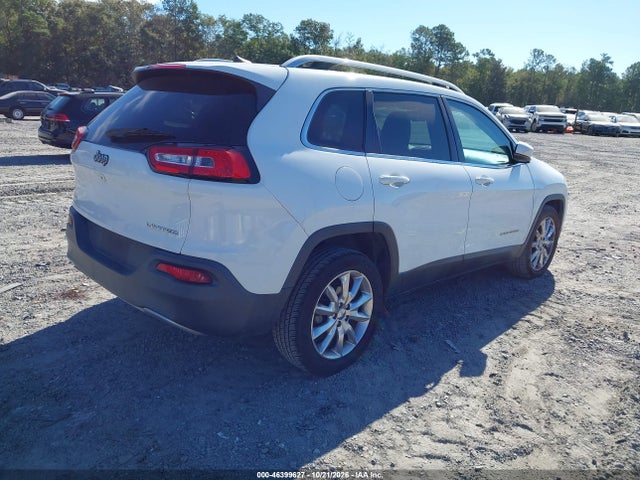 2016 Jeep Cherokee Limited მანქანა იყიდება აუქციონზე, vin: 1C4PJLDB8GW164855, აუქციონის ნომერი: 46399627