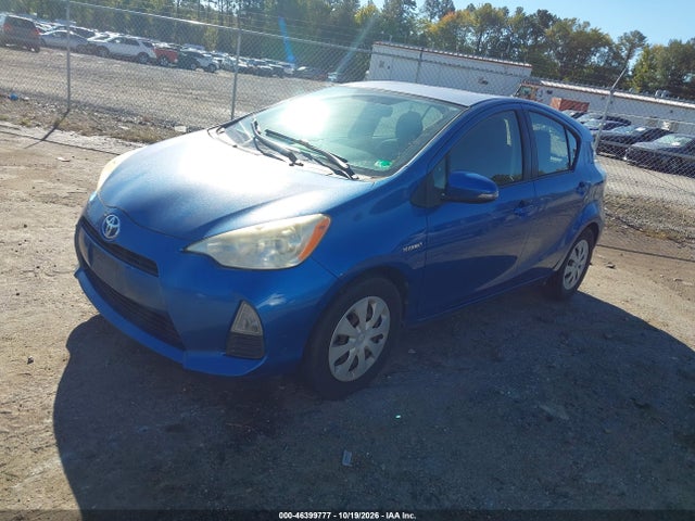 2012 Toyota Prius C Two მანქანა იყიდება აუქციონზე, vin: JTDKDTB33C1511495, აუქციონის ნომერი: 46399777