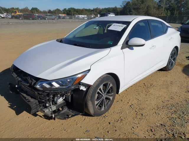 2021 Nissan Sentra Sv Xtronic Cvt მანქანა იყიდება აუქციონზე, vin: 3N1AB8CV2MY301355, აუქციონის ნომერი: 46399890