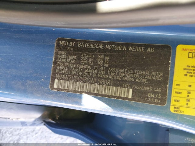 Aukcja sprzedaży 2012 Mini Cooper S Countryman, vin: WMWZC5C53CWL58081, numer aukcji: 46401023