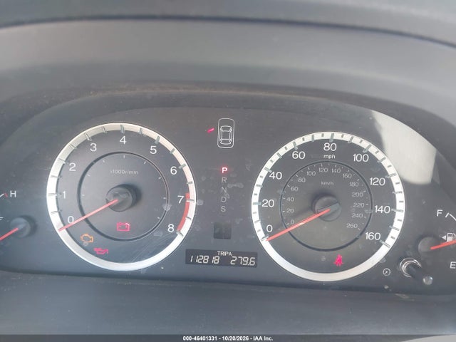 46401331 :رقم المزاد ، 1HGCS2B87CA005749 vin ، 2012 Honda Accord 3.5 Ex-l مزاد بيع