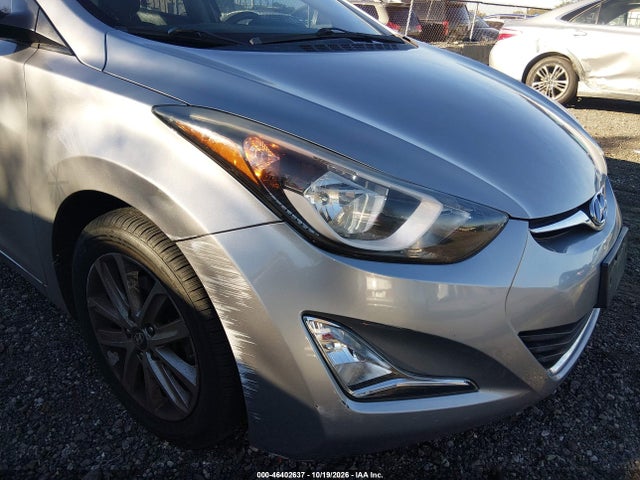 2015 Hyundai Elantra Se მანქანა იყიდება აუქციონზე, vin: 5NPDH4AEXFH631913, აუქციონის ნომერი: 46402637