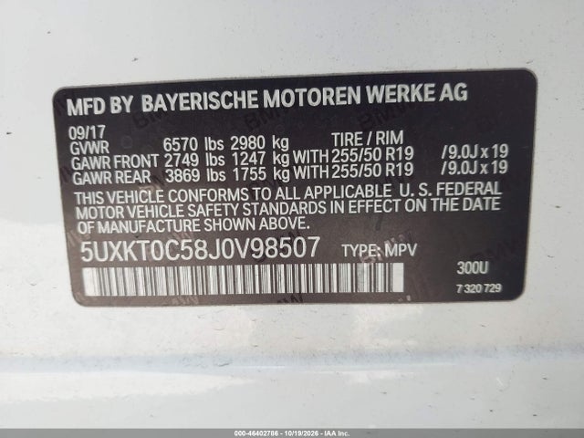 BMW X5 Edrive Xdrive40e Iperformance 2018 5UXKT0C58J0V98507 Image 9