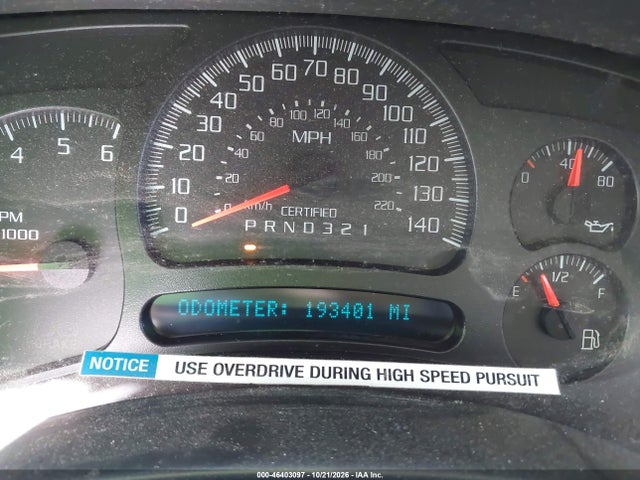 Aukcja sprzedaży 2006 Chevrolet Tahoe Police, vin: 1GNEC13Z06R155690, numer aukcji: 46403097