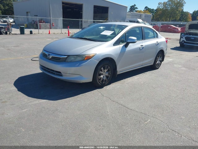 Продаж на аукціоні авто 2012 Honda Civic Lx, vin: 19XFB2F56CE325623, номер лоту: 46403263