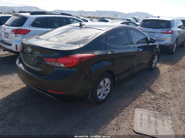 Aukcja sprzedaży 2016 Hyundai Elantra Se, vin: 5NPDH4AE6GH771586, numer aukcji: 46403798