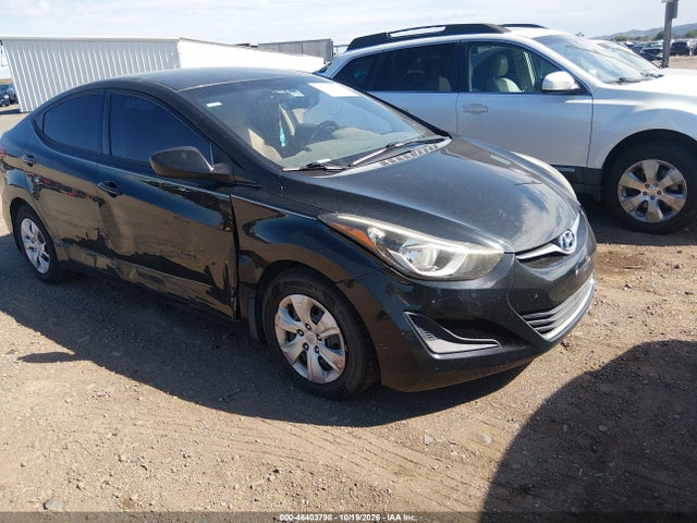 Aukcja sprzedaży 2016 Hyundai Elantra Se, vin: 5NPDH4AE6GH771586, numer aukcji: 46403798