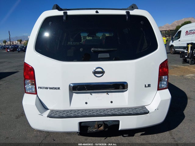 46403832 :رقم المزاد ، 5N1AR18W95C762334 vin ، 2005 Nissan Pathfinder Le مزاد بيع