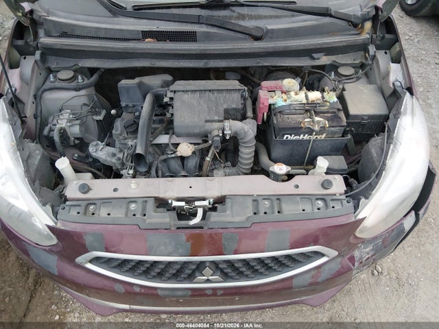 2018 Mitsubishi Mirage Es მანქანა იყიდება აუქციონზე, vin: ML32A3HJ1JH013690, აუქციონის ნომერი: 46404084