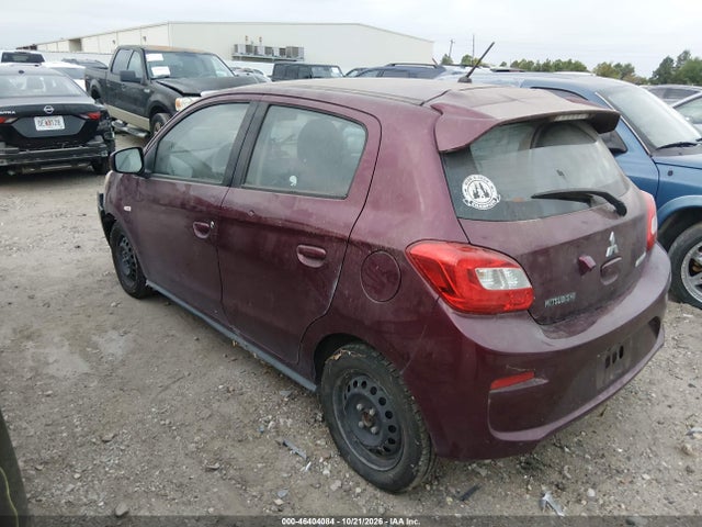 2018 Mitsubishi Mirage Es მანქანა იყიდება აუქციონზე, vin: ML32A3HJ1JH013690, აუქციონის ნომერი: 46404084