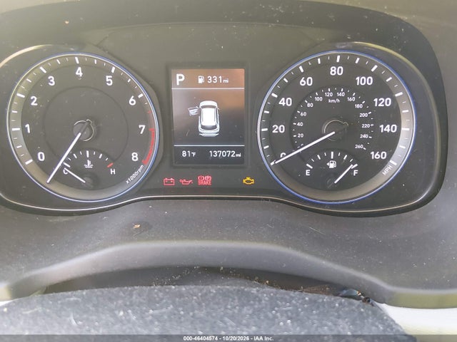2019 Hyundai Kona Se მანქანა იყიდება აუქციონზე, vin: KM8K12AA9KU223542, აუქციონის ნომერი: 46404574
