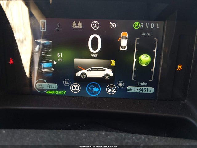 Aukcja sprzedaży 2013 Chevrolet Volt, vin: 1G1RB6E40DU101725, numer aukcji: 46406118