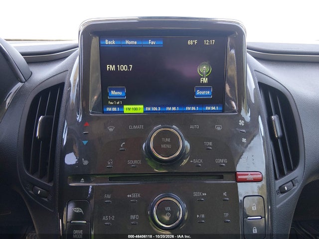Aukcja sprzedaży 2013 Chevrolet Volt, vin: 1G1RB6E40DU101725, numer aukcji: 46406118