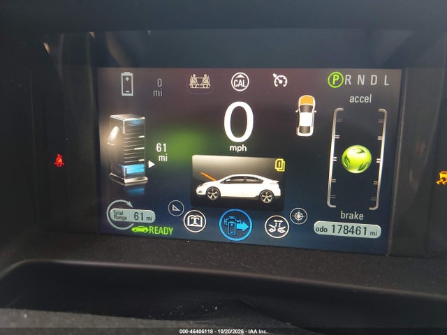 Aukcja sprzedaży 2013 Chevrolet Volt, vin: 1G1RB6E40DU101725, numer aukcji: 46406118