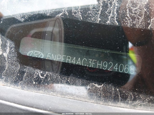 46406386 :رقم المزاد ، 5NPEB4AC3EH924068 vin ، 2014 Hyundai Sonata Gls مزاد بيع