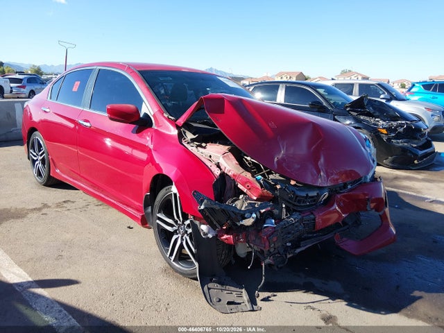46406765 :رقم المزاد ، 1HGCR2F59HA292997 vin ، 2017 Honda Accord Sport مزاد بيع