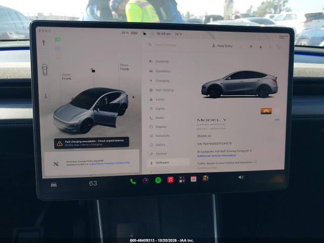 7SAYGDEE6TF341079 Tesla Model Y All-wheel Drive/long Range Launch Series/premium All-wheel Drive