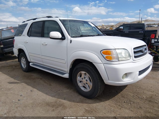 46409662 :رقم المزاد ، 5TDBT48A31S040723 vin ، 2001 Toyota Sequoia Limited V8 مزاد بيع