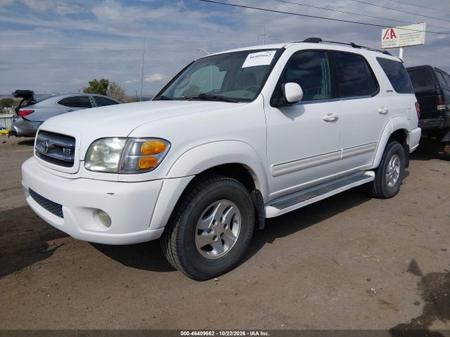 46409662 :رقم المزاد ، 5TDBT48A31S040723 vin ، 2001 Toyota Sequoia Limited V8 مزاد بيع