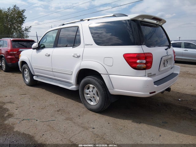 46409662 :رقم المزاد ، 5TDBT48A31S040723 vin ، 2001 Toyota Sequoia Limited V8 مزاد بيع