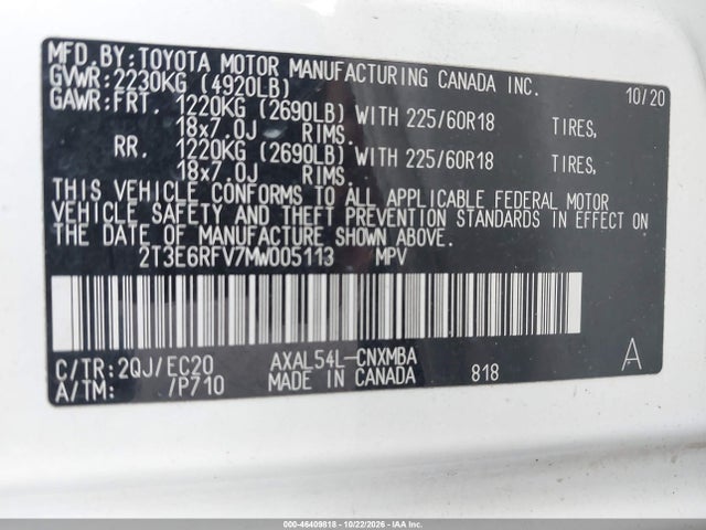 Toyota Rav4 Hybrid Xse 2021 2T3E6RFV7MW005113 Image 9