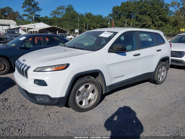 2014 Jeep Cherokee Sport მანქანა იყიდება აუქციონზე, vin: 1C4PJLAB4EW155264, აუქციონის ნომერი: 46410124