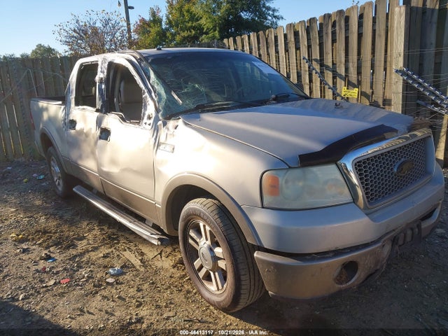 2006 Ford F-150 Lariat/xlt მანქანა იყიდება აუქციონზე, vin: 1FTPW12V76KD91544, აუქციონის ნომერი: 46413117