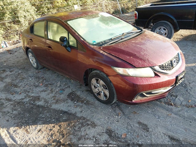 2013 Honda Civic Lx მანქანა იყიდება აუქციონზე, vin: 2HGFB2F55DH595790, აუქციონის ნომერი: 46415094