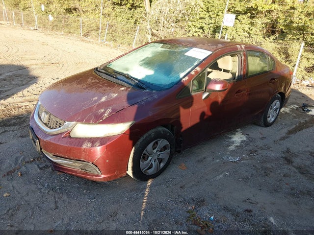 Продажа на аукционе авто 2013 Honda Civic Lx, vin: 2HGFB2F55DH595790, номер лота: 46415094