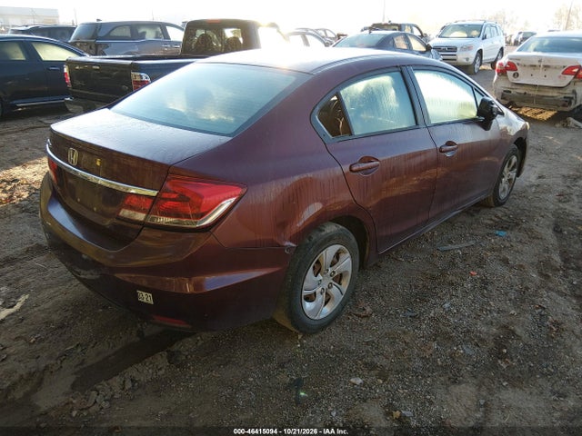 Продажа на аукционе авто 2013 Honda Civic Lx, vin: 2HGFB2F55DH595790, номер лота: 46415094