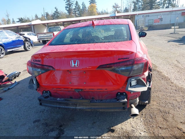 Продажа на аукционе авто 2026 Honda Civic Sport, vin: 2HGFE2F50TH559219, номер лота: 46415555