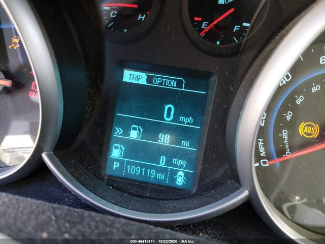 46416111 :رقم المزاد ، 1G1PA5SG7E7111512 vin ، 2014 Chevrolet Cruze Ls Auto مزاد بيع