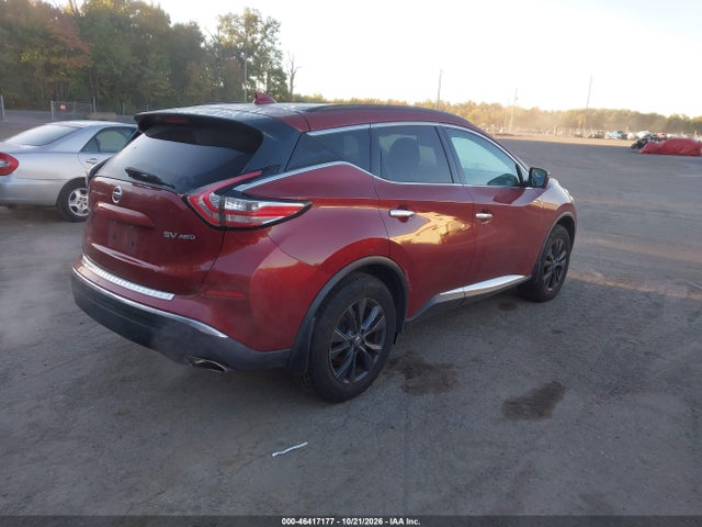46417177 :رقم المزاد ، 5N1AZ2MH9HN192339 vin ، 2017 Nissan Murano Sv مزاد بيع