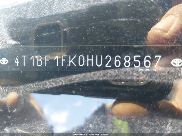 Продаж на аукціоні авто 2017 Toyota Camry Le, vin: 4T1BF1FK0HU268567, номер лоту: 46417266