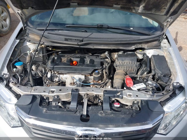 46417345 :رقم المزاد ، 19XFB2F53CE045285 vin ، 2012 Honda Civic Lx مزاد بيع