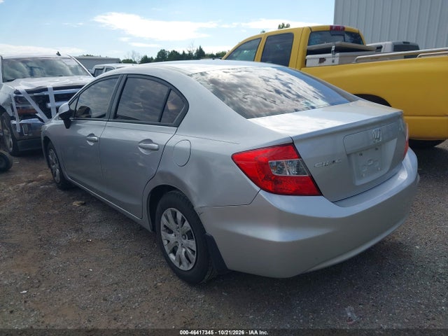 46417345 :رقم المزاد ، 19XFB2F53CE045285 vin ، 2012 Honda Civic Lx مزاد بيع