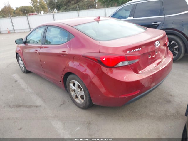 Aukcja sprzedaży 2015 Hyundai Elantra Se, vin: 5NPDH4AE2FH573344, numer aukcji: 46417353
