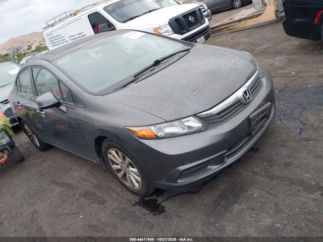46417445 :رقم المزاد ، 2HGFB2F8XCH573275 vin ، 2012 Honda Civic Ex مزاد بيع