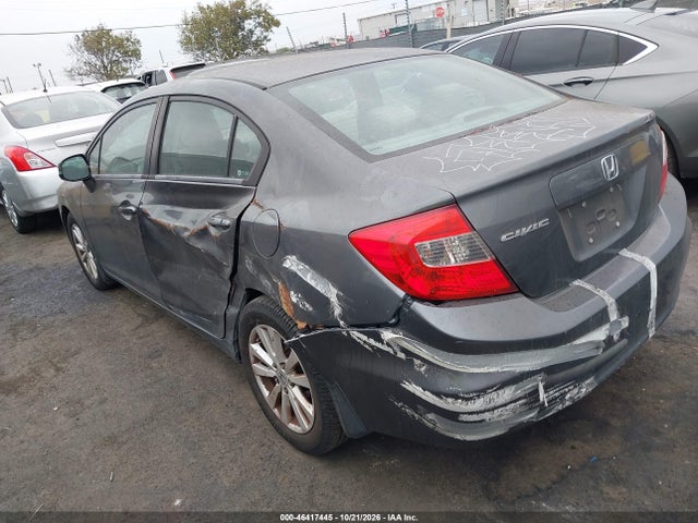 46417445 :رقم المزاد ، 2HGFB2F8XCH573275 vin ، 2012 Honda Civic Ex مزاد بيع