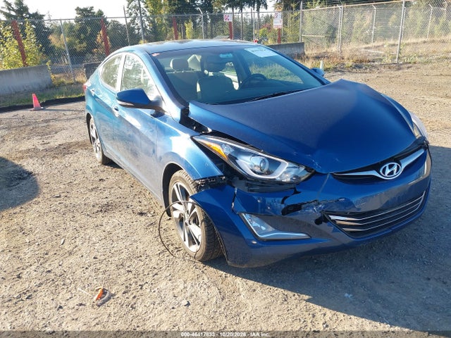 Продаж на аукціоні авто 2014 Hyundai Elantra Limited, vin: KMHDH4AEXEU064067, номер лоту: 46417833