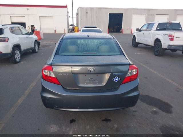 Продажа на аукционе авто 2012 Honda Civic Natural Gas, vin: 19XFB5F50CE001245, номер лота: 46418734
